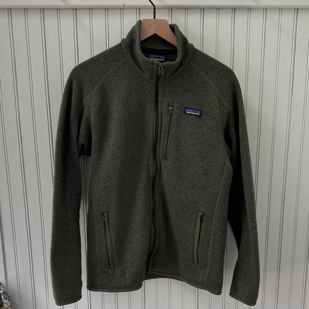 Patagonia Forest Green Full-Zip Jacket